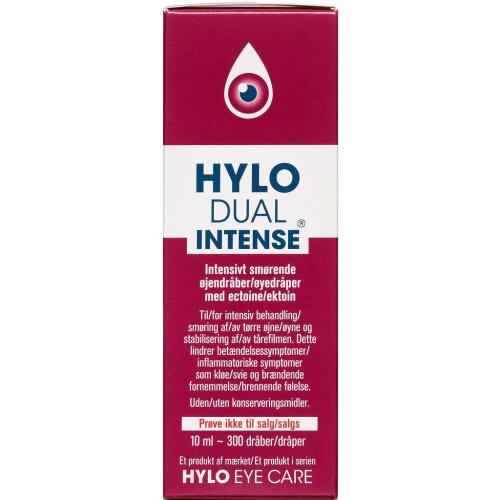 Køb HYLO DUAL INTENSE Øjendråber 10 ml online hos apotekeren.dk