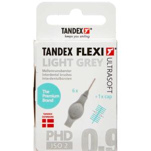 Køb TANDEX FLEXI US Mellemrumsbørste - LIGHT GREY 6 stk. online hos apotekeren.dk