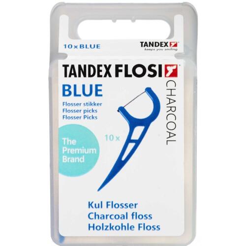 Køb TANDEX FLOSI Flosser - BLUE 10 stk. online hos apotekeren.dk