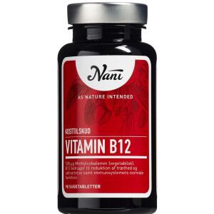 Køb Nani Vitamin B12 90 stk. online hos apotekeren.dk