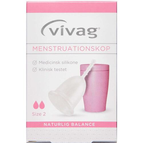 Køb Vivag Menstruationskop str. 2 online hos apotekeren.dk