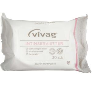 Køb Vivag Intimservietter 30 stk.  online hos apotekeren.dk