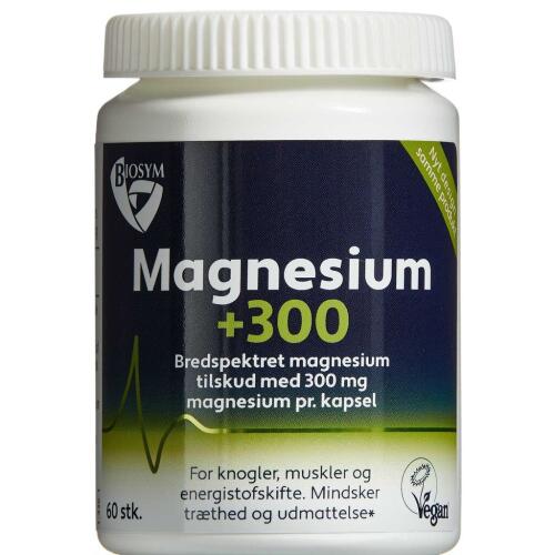 Køb BIOSYM MAGNESIUM + 300 KAPSLER online hos apotekeren.dk