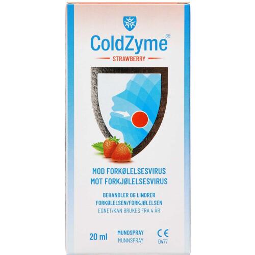 Køb ColdZyme Strawberry Mundspray 20 ml online hos apotekeren.dk