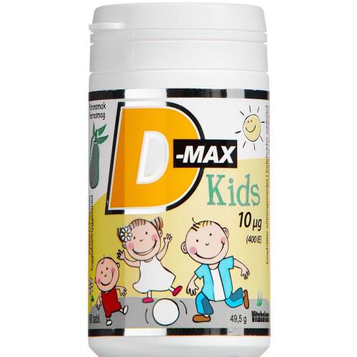 Køb D-max Kids 10 µg 90 stk. online hos apotekeren.dk