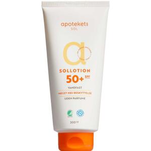 Køb APOTEKETS SOLLOTION SPF50+ online hos apotekeren.dk