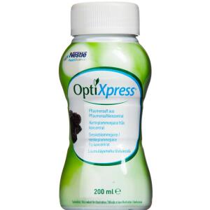 Køb OptiXpress sveskeblommejuice 200 ml online hos apotekeren.dk