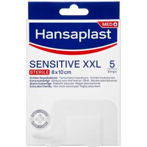 Køb HANSAPLAST SENSI.XXL 8X10CM online hos apotekeren.dk