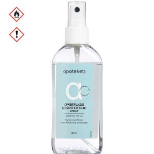 Køb Apotekets overflade desinfektion spray 100 ml online hos apotekeren.dk