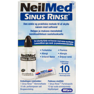 Køb NEILMED SINUS RINSE 1 FLASKE + online hos apotekeren.dk