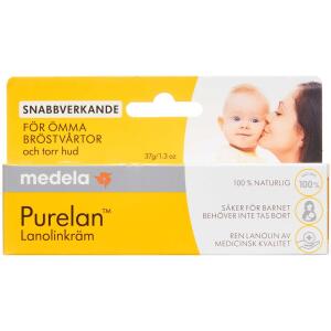 Køb Medela Purelan Brystvortecreme 37 g 1 stk online hos apotekeren.dk