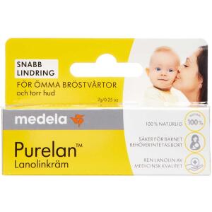 Køb Medela Purelan Brystvortecreme 7 g 1 stk online hos apotekeren.dk
