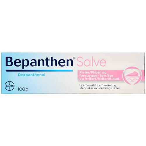 Køb Bepanthen Salve 5% 100 g online hos apotekeren.dk