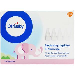 Køb OtriBaby engangsfiltre til næsesuger, 10 stk. online hos apotekeren.dk