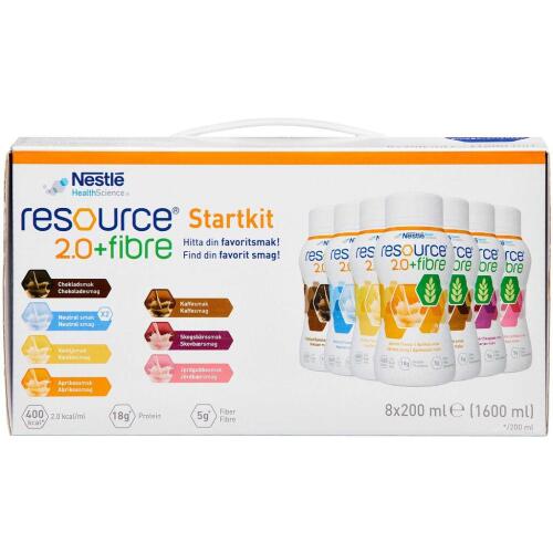 Køb Resource 2.0+fibre STARTKIT 8 x 200 ml online hos apotekeren.dk