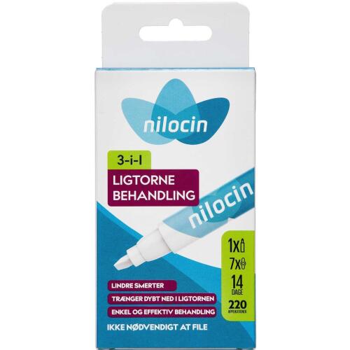 Køb Nilocin 3i1 til behandling af ligtorne 3 ml + 7 stk online hos apotekeren.dk