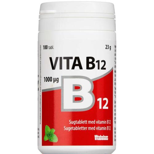 Køb Vita B12 1000 mikg 100 stk. online hos apotekeren.dk