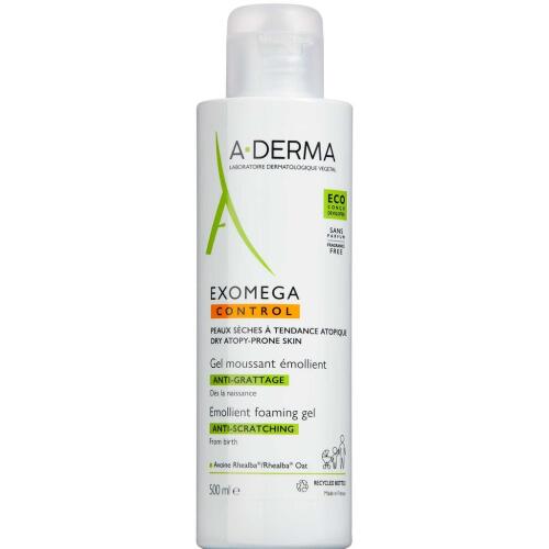 Køb A-Derma Exomega Control Gel 500 ml online hos apotekeren.dk