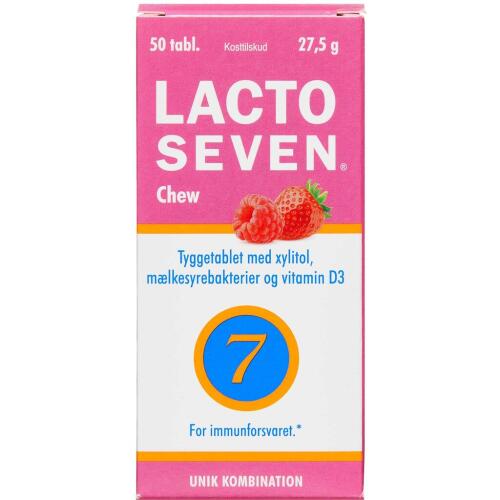 Køb Lacto Seven Chew 50 stk. online hos apotekeren.dk