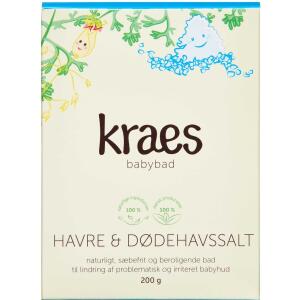 Køb Kraes Babybad Havre & Dødehavssalt 200 g online hos apotekeren.dk