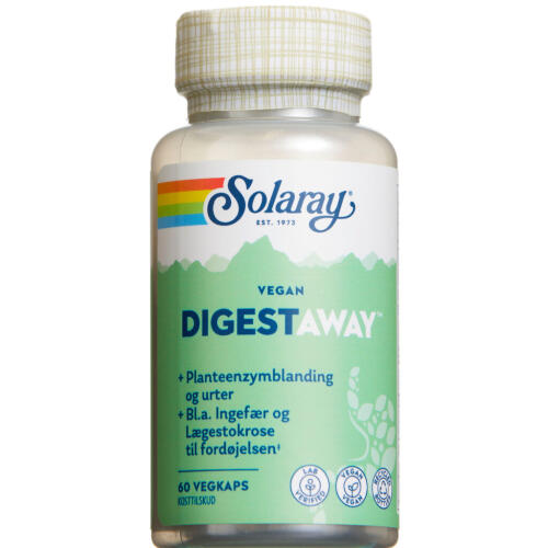 Køb Solaray Digestaway Vegan, 60 stk.  online hos apotekeren.dk