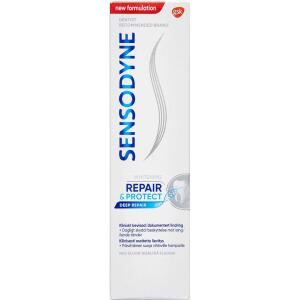 Køb Sensodyne Repair & Protect Whitening tandpasta, 75 ml, til sårbare områder og for hvidere tænder online hos apotekeren.dk