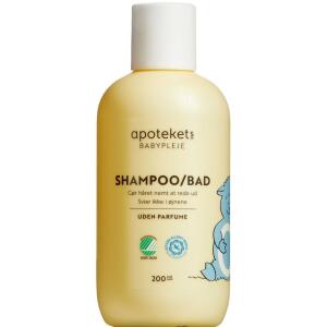 Køb Apotekets Baby Shampoo/Bad 200 ml online hos apotekeren.dk
