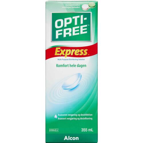 Køb Opti-free Express Linsevæske 355 ml online hos apotekeren.dk