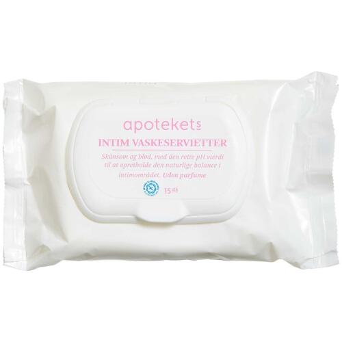 Køb Apotekets Intim servietter 15 stk. online hos apotekeren.dk