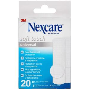 Køb 3M Nexcare Soft Touch Plaster 20 stk. online hos apotekeren.dk