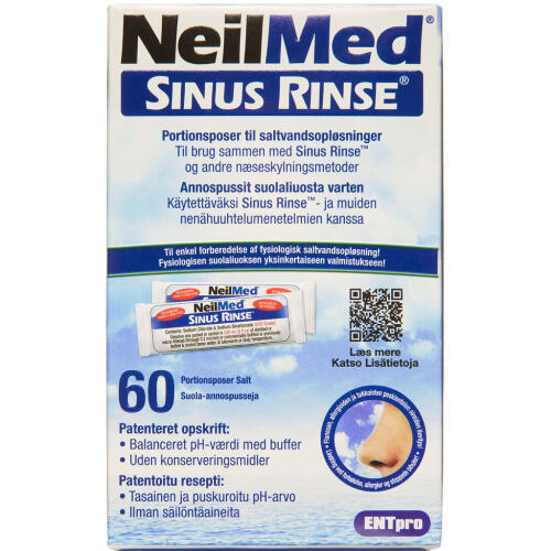 Køb NEILMED SINUS RINSE REFILL online hos apotekeren.dk