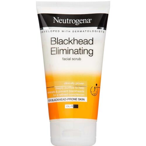 Køb Neutrogena Blackhead Eliminating Facial Scrub 150 ml online hos apotekeren.dk