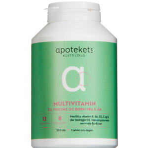 Køb Apotekets Multivitamin 300 stk. online hos apotekeren.dk