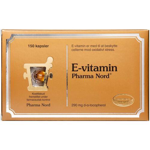 Køb E-Vitamin 290 mg 150 stk. online hos apotekeren.dk
