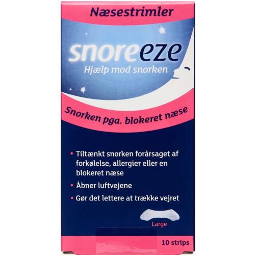 Udvej Framework Forklaring Snoreeze Næsestrimler Str. L, 10 stk. | Køb online nu!