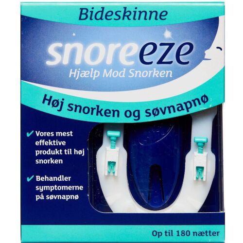 Køb Snoreeze Bideskinne mod høj snorken, 1 stk. online hos apotekeren.dk