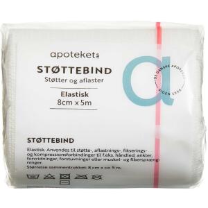 Køb Apotekets Støttebind Elastisk 8 cm x 5 m online hos apotekeren.dk