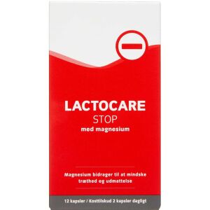 Køb Lactocare Stop Med Magnesium 12 kapsler online hos apotekeren.dk