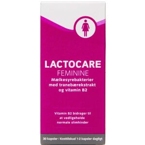 Køb Lactocare Feminine Kapsler 30 stk online hos apotekeren.dk