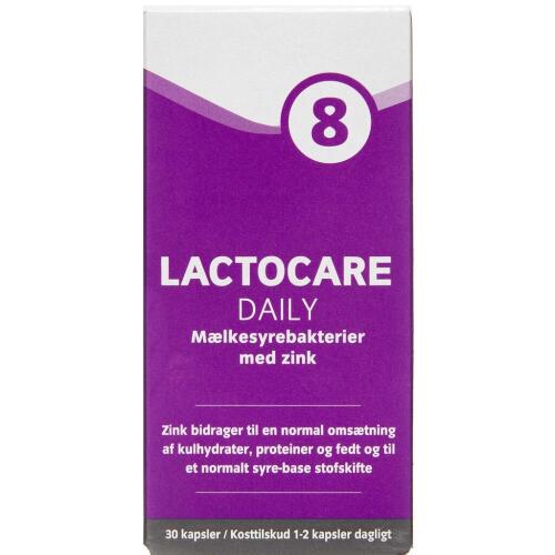 Køb LACTOCARE DAILY M/ZINK KAPS online hos apotekeren.dk