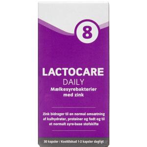 Køb Lactocare Daily med zink 30 stk online hos apotekeren.dk