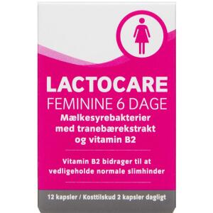 Køb Lactocare Feminine Kapsler 12 stk. online hos apotekeren.dk
