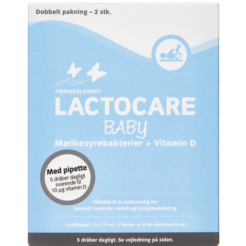 Køb Lactocare Baby 2 x 7,5 ml online hos apotekeren.dk