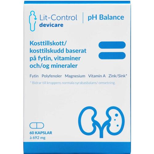 Køb LIT-CONTROL PH BALANCE KAPS online hos apotekeren.dk