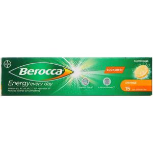 Køb Berocca Orange brusetabletter 15 stk. online hos apotekeren.dk