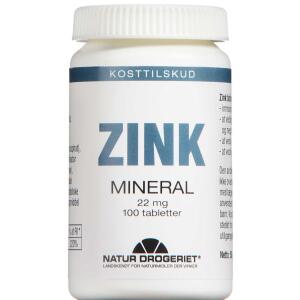 Køb Zink Mineral 22 mg 100 stk. online hos apotekeren.dk