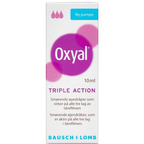 Køb OXYAL TRIPLE ACTION ØJENDR online hos apotekeren.dk