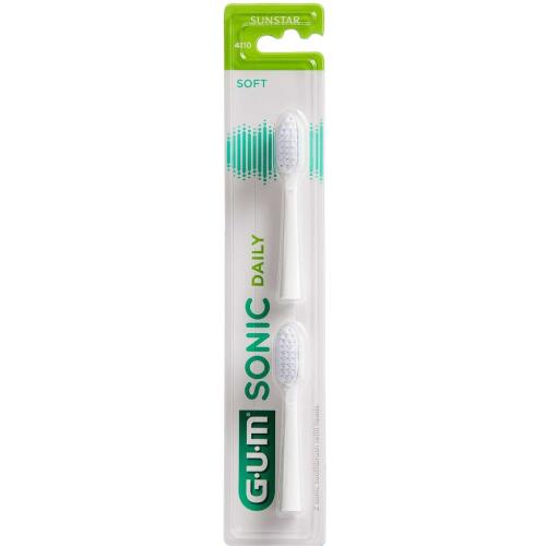 Køb Gum Sonic Refill Soft Hvid 2 stk. online hos apotekeren.dk