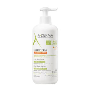 Køb A-Derma Exomega Control Lotion til tør hud 400 ml online hos apotekeren.dk