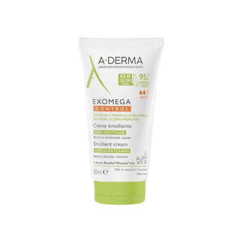 Køb A-Derma Exomega Control Cream 50 ml online hos apotekeren.dk